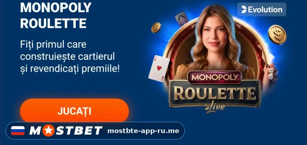 Monopoly Live в приложении Mostbet apk — акция от Evolution с призами